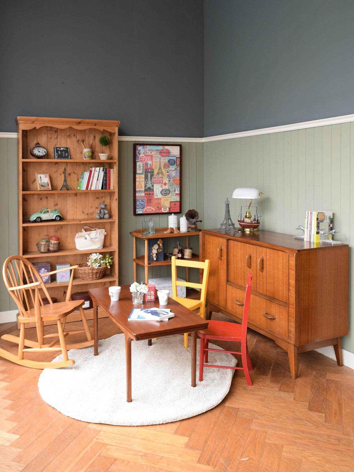北欧ビンテージの | 北欧デザインの家具を使った可愛い子ども部屋
