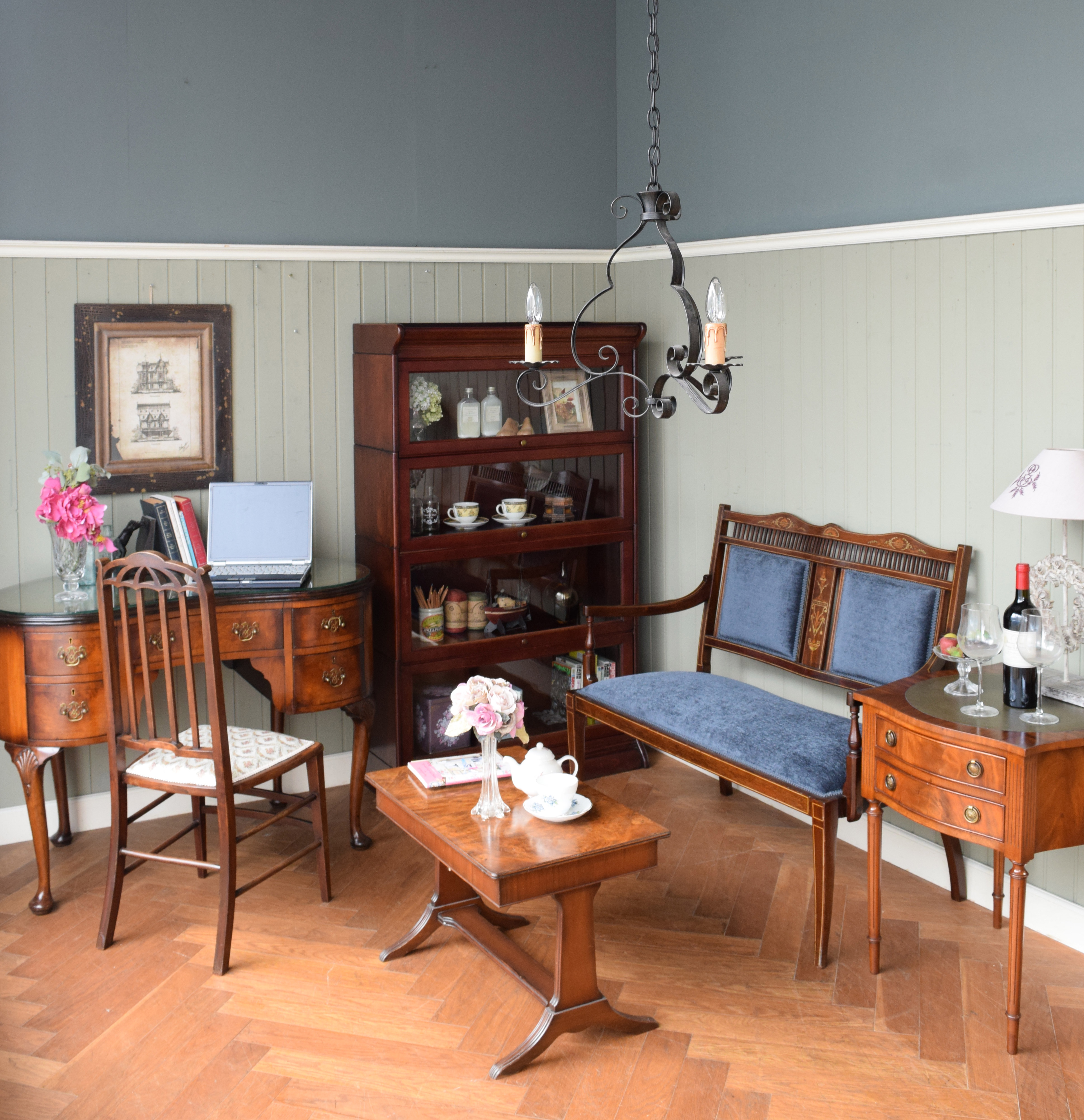 英国クラシックの | 上品な家具を組み合わせた大人の書斎