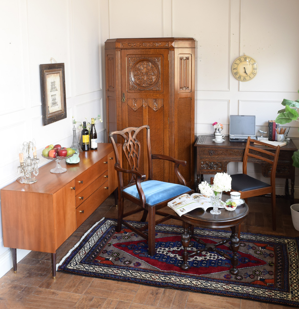 北欧ビンテージの | なんとなく懐かしい雰囲気祖母の家のレトロな書斎