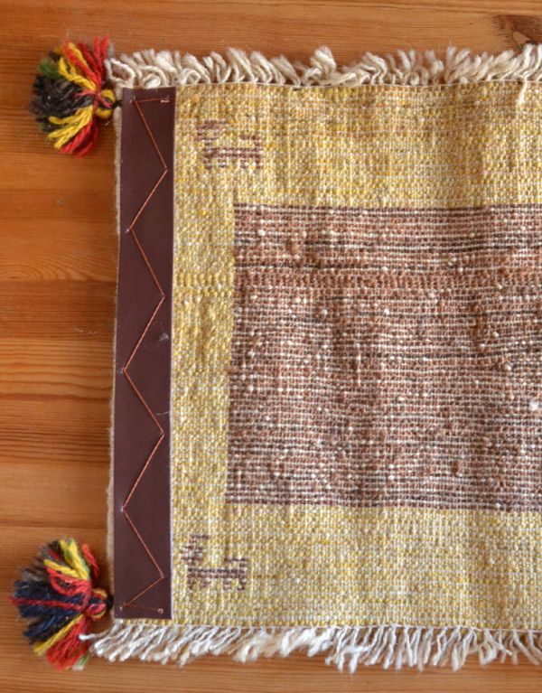 シュガーボウル　アンティーク雑貨　ギャッベ。裏面はこんな感じです。(b-190)