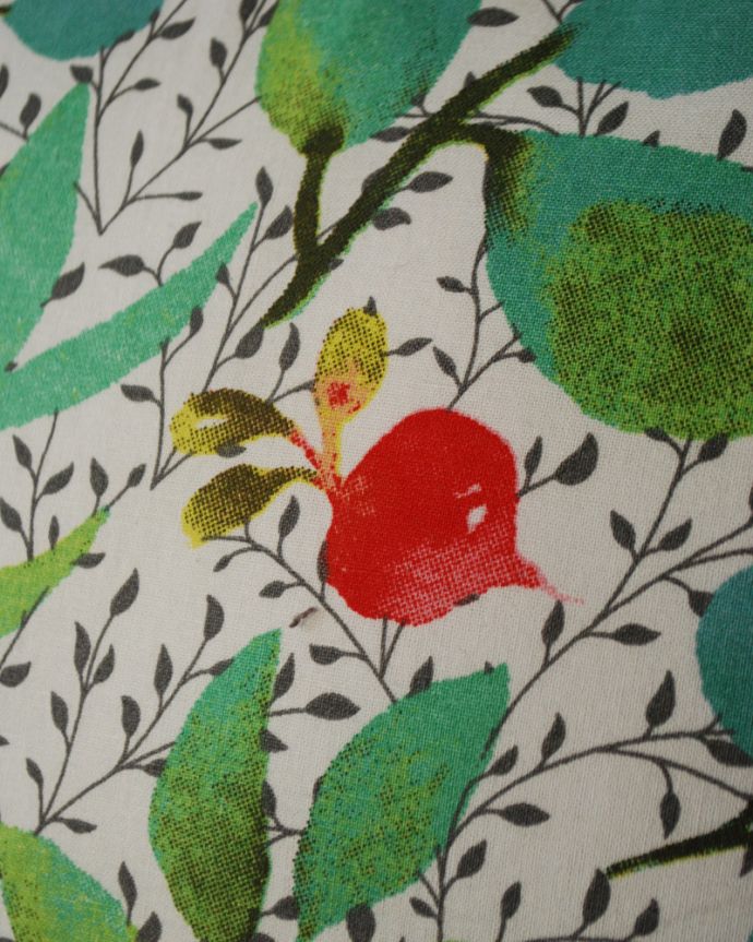 コントワールドファミーユ　インテリア雑貨　コントワール・ド・ファミーユのクッション　プティクッション（レギューム）30×40。色鮮やかなボタニカルデザインです。(cf-728)