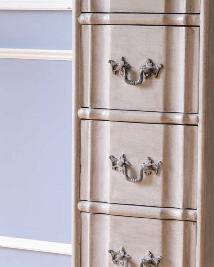 フランス家具、コクシグルの6段チェスト（Wooden cupboard Flandres