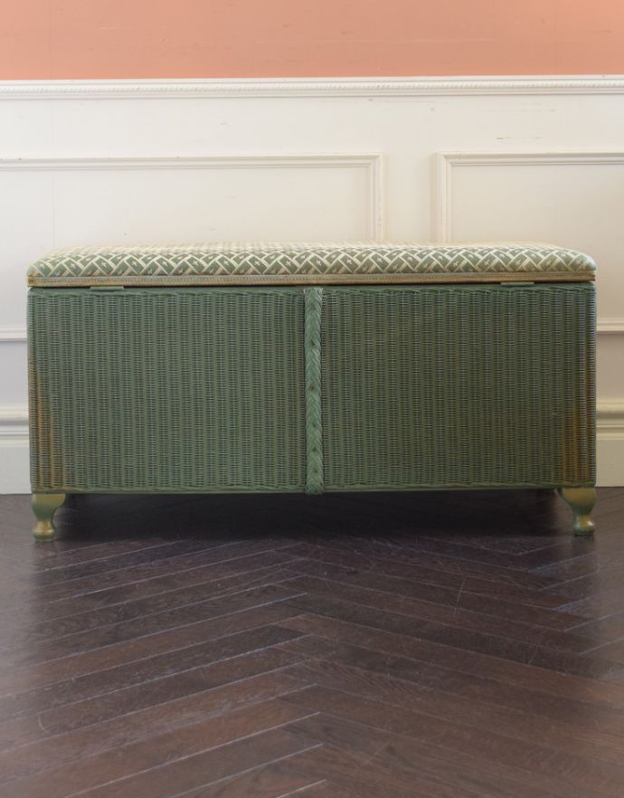 アンティーク|ロイドルーム アンティーク チェア アンティークのロイドルームボックスチェア(ベンチボックス)。きちんとメンテナンスしてあるので、裏側もキレイです。(d-1196-f)