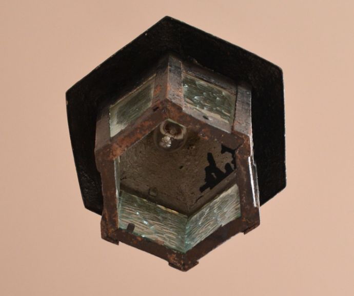 ペンダントライト　照明・ライティング　フランスから到着、アンティークペンダントランプ（Ｅ17シャンデリア球付）。オーバーホール済みなので安心してお使いいただけます。(d-1286-z)