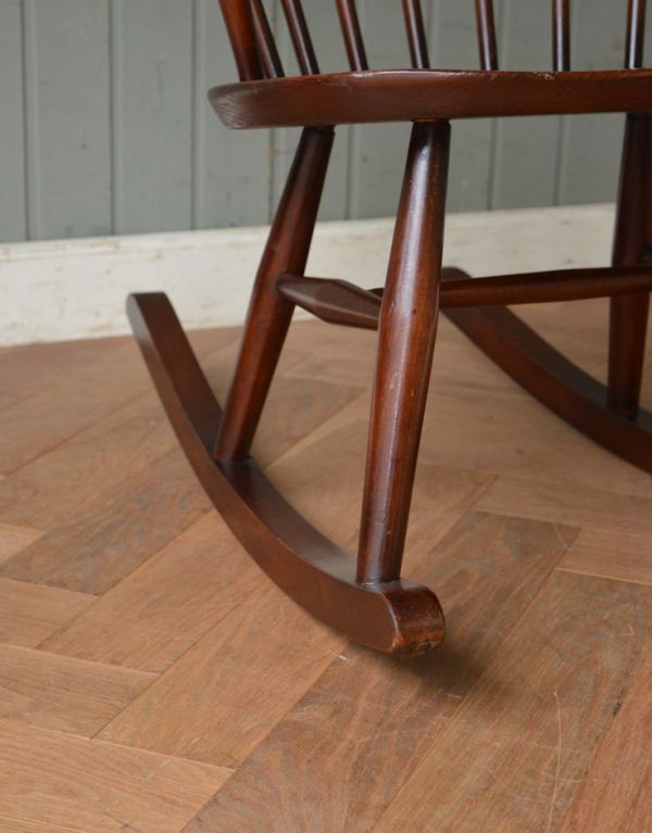 アーコール　クエーカー ロッキングアームチェア　オールド ヴィンテージ ARCOL】 希少 アーコール クエーカーチェア アームロッキングチェア