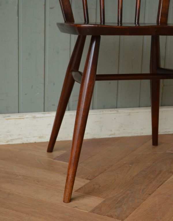 アーコールチェア　アンティーク チェア　シンプルなアンティークチェア、アーコールフープバックチェア（４本タイプ）。繊細な脚。(ear-4-k)