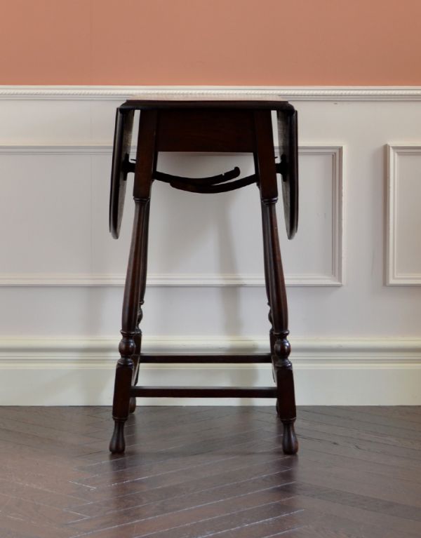 1920年代のアンティーク家具、イギリスのバタフライテーブル(j-1263-f