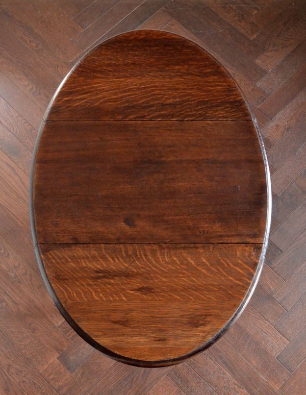 アンティーク家具　1920年代のアンティーク家具、イギリスのバタフライテーブル。天板もピカピカにお直ししました。(j-1263-f)