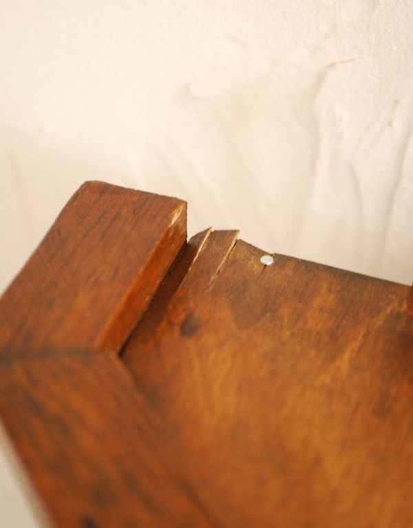 アンティーク家具　フランスのアンティーク家具、素敵なウォールキャビネット。一部にキズがございます。(j-1363-f)