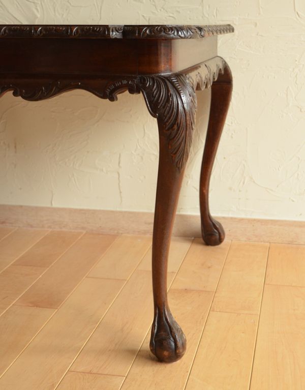 ロイドテーブル　アンティーク家具　持ち運びラクラクなアンティーク英国家具、美しいオケージョナルテーブル。キチンとお直ししました。(j-1471-f)