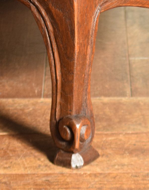 アンティークのチェスト　アンティーク家具　フランスのアンティーク家具、ミニサイズのフレンチチェスト。上品で美しい猫脚です。(j-1532-f)