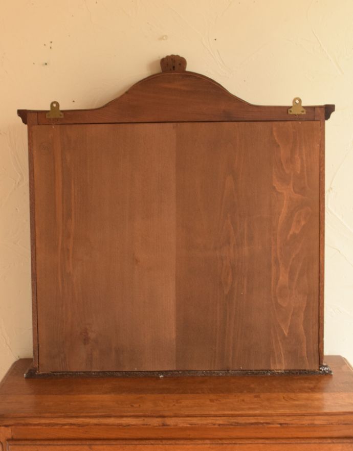 ウォールシェルフ・ウォールハンガー　アンティーク家具　フランスのアンティーク家具、ウォールキャビネット（壁付け棚）。きちんとメンテナンスしてあるので、裏側もキレイです。(j-1552-f)