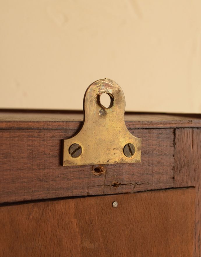 ウォールシェルフ・ウォールハンガー　アンティーク家具　フランスのアンティーク家具、ウォールキャビネット（壁付け棚）。壁に付ける際は、しっかりとネジで固定してください。(j-1552-f)