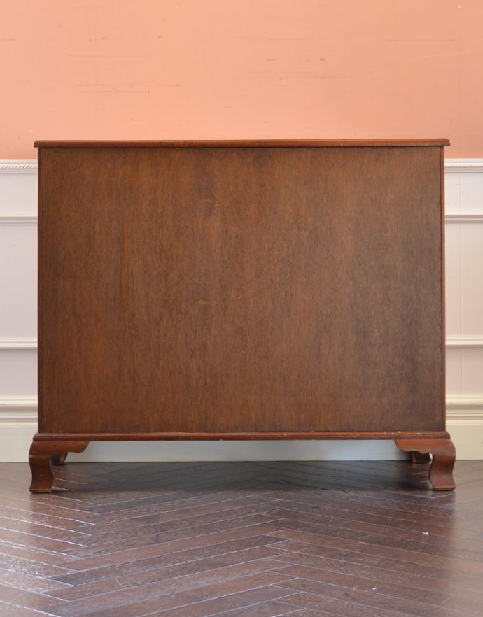 ロイドテーブル アンティーク家具 書斎で楽しむ英国アンティークのデスク、マホガニー材を使用した大人の勉強机(鍵付き)。きちんとメンテナンスしてあるので、裏側もキレイです。(j-1699-f)