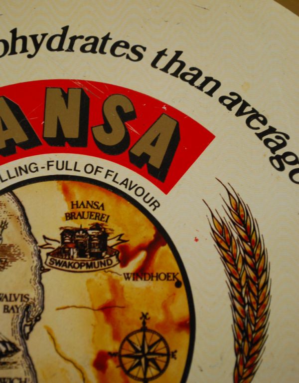 アンティーク 真鍮の雑貨　アンティーク雑貨　hansa pilsener(ハンサピルスナー)アンティーク、ティントレイ（ブリキ）。ノルウェーに旅した気分になる様なアンティークアイテムです。(k-1115-z)