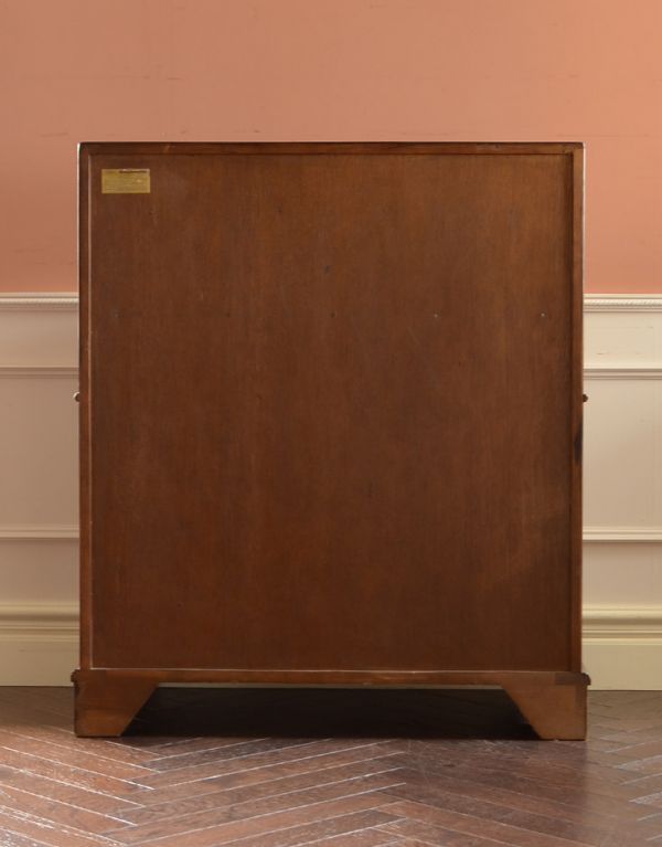 ビューロー アンティーク家具 英国のアンティーク家具、オーク材のステキなビューロー。きちんとメンテナンスしてあるので、裏側もキレイです。(k-1188-f)