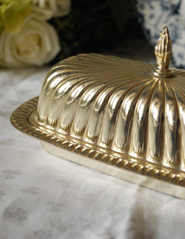 イギリス　アンティーク　バターケース　ディッシュ イギリス アンティーク バターケース ディッシュ