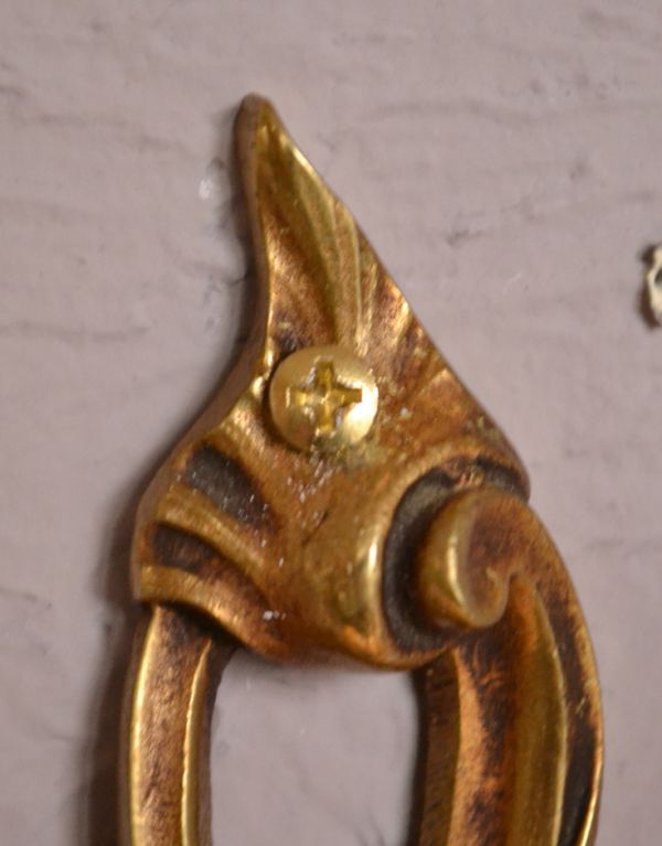 壁付けブラケット 照明・ライティング フランスのアンティーク壁付け照明、2灯タイプのウォールランプ。ビス用の穴が2ヶ所開いています。(k-1333-z)