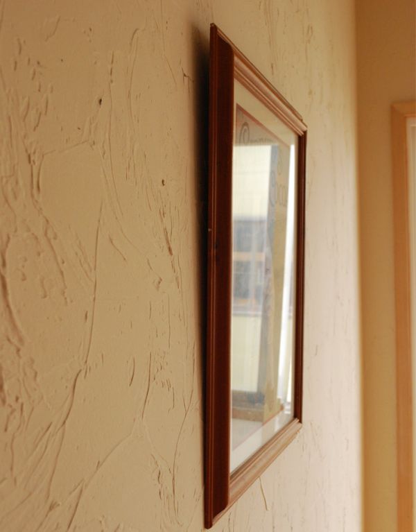 アンティーク その他の雑貨 アンティーク雑貨 壁を彩るアンティーク雑貨、木製フレームの額絵(CADBURY'S COCOA)。横から見るとこんな感じです。(k-1348-z)