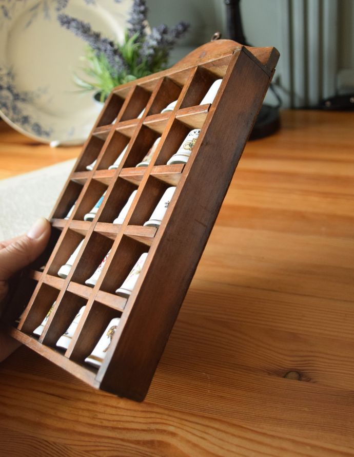 イギリスアンティークのシンブルラック＆シンブル20個セット(k-1418-z