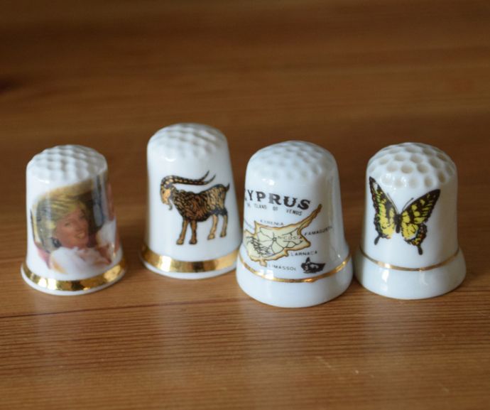 アンティークシンブルラック&シンブル15個セット シンブル（指ぬき