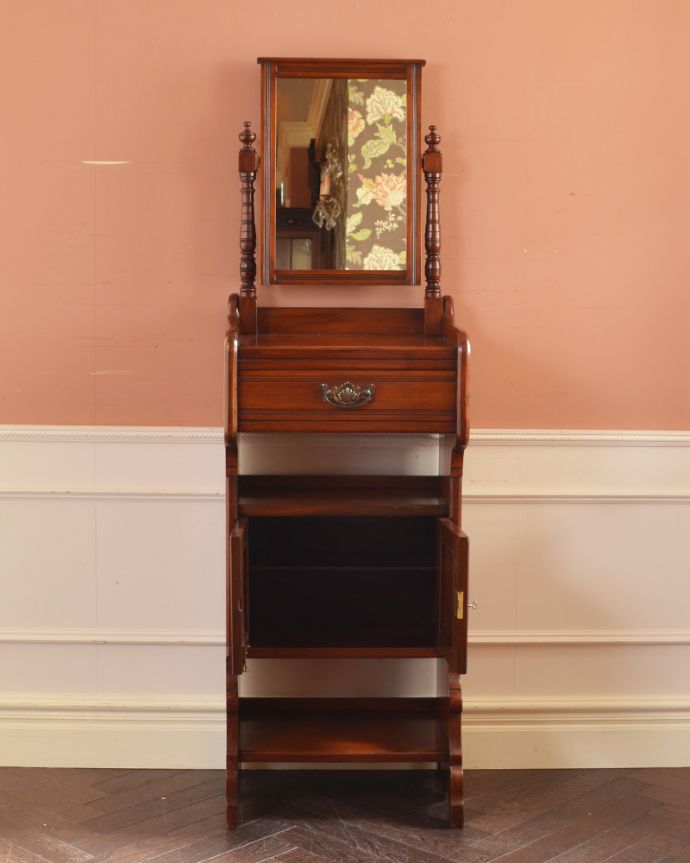 アンティークのドレッサー　アンティーク家具　英国アンティーク家具、どこにでも置ける美しいドレッシングチェスト（スモールキャビネット）。美しい状態で見つかりました。(k-1434-f)