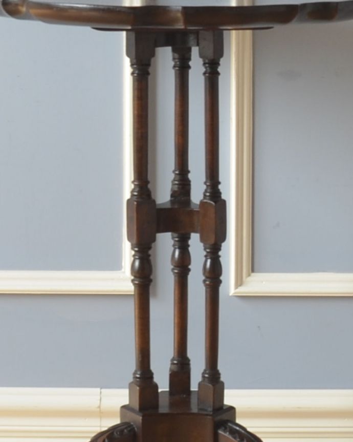 k-1451-f　アンティークオケージョナルテーブルの下棚