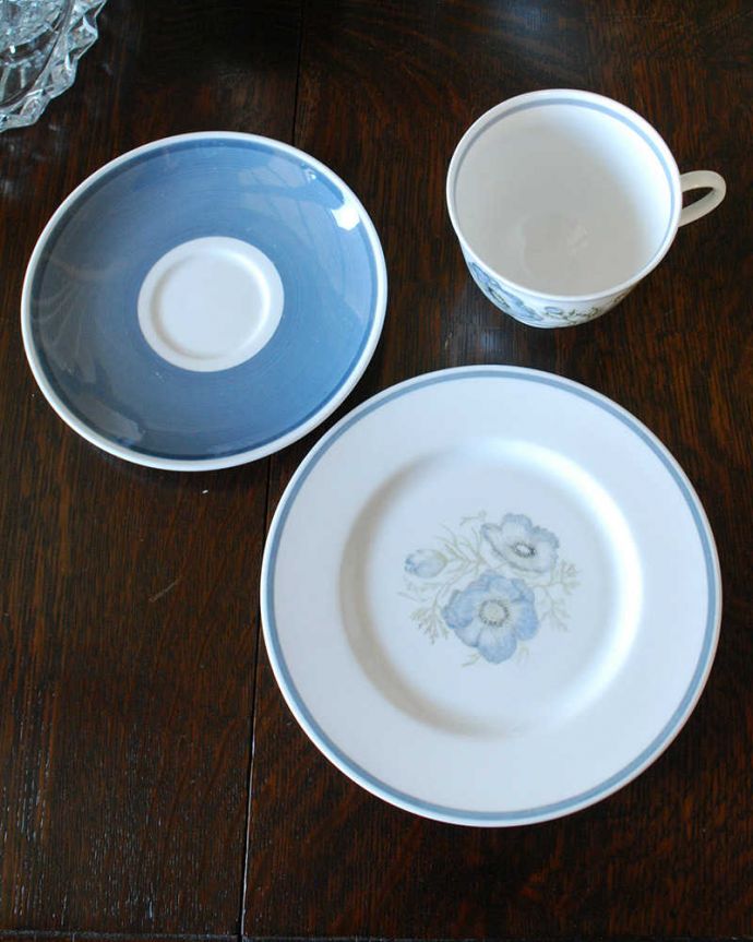 スージークーパー　アンティーク雑貨　イギリスのアンティーク雑貨、スージークーパー（グレンミスト）のトリオ。アンティークは新品ではありませんので、多少のキズ・汚れがある場合があります。(k-2316-z)