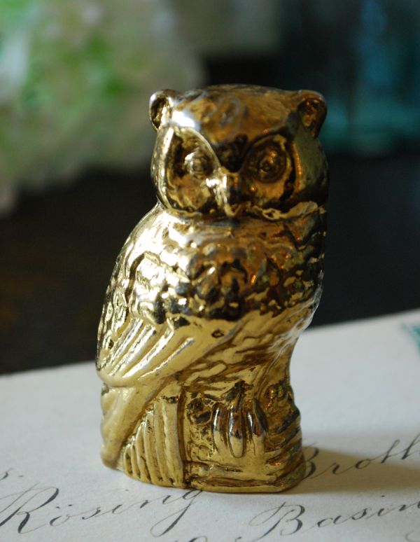 フクロウのオブジェ＊ アンティーク品