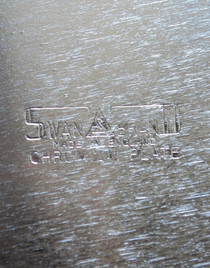 アンティーク シルバー製 アンティーク雑貨 アフタヌーンティーアイテム、英国で見つけたSWAN BRANDのアンティークティーセット。調印が残っています。(m-1357-z)