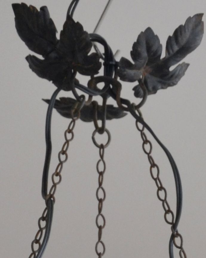 シャンデリア 照明・ライティング 大人っぽいパープルのミューラーハンギングボウルランプ(E17球付)(2灯)。コードの上の方にも素敵な飾りがついています。(m-1465-z)