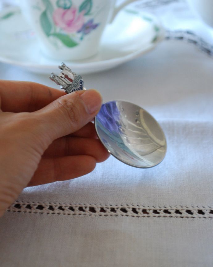 アンティーク シルバー製 アンティーク雑貨 ティータイムを楽しむアンティーク雑貨、キャディスプーン。ティータイムの気分を盛り上げるアイテムです。(m-1699-z)