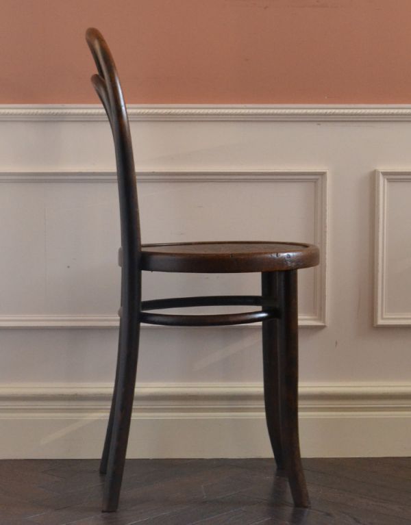 英国のかっこいい椅子、大人なアンティークのベントウッドチェア(m-354