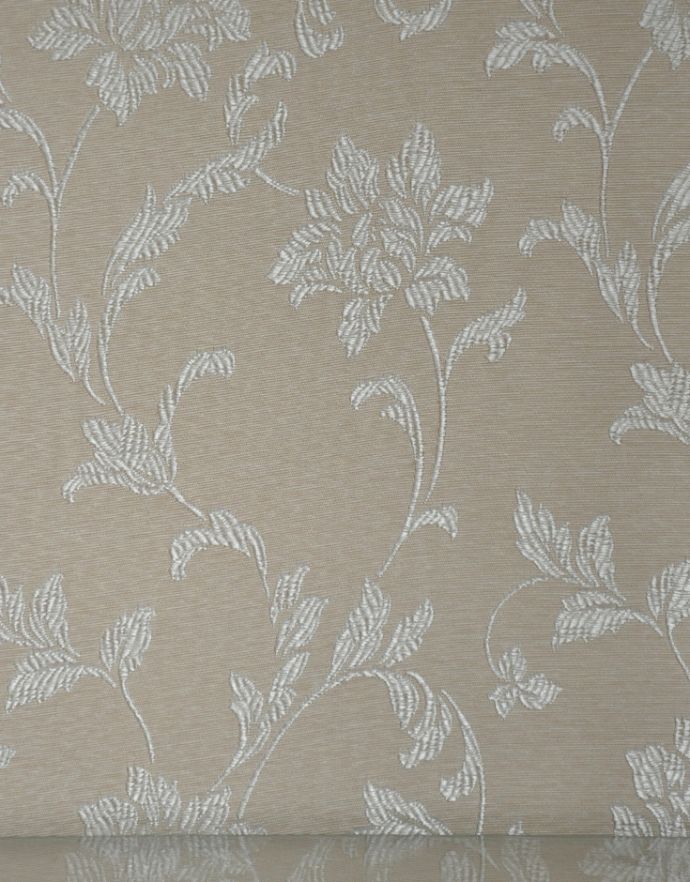 アンティークのキャビネット アンティーク家具 英国のアンティーク家具、美しいハーフムーンのガラスキャビネット(飾り棚)。華やかなお花の生地です。(m-504-f-1)