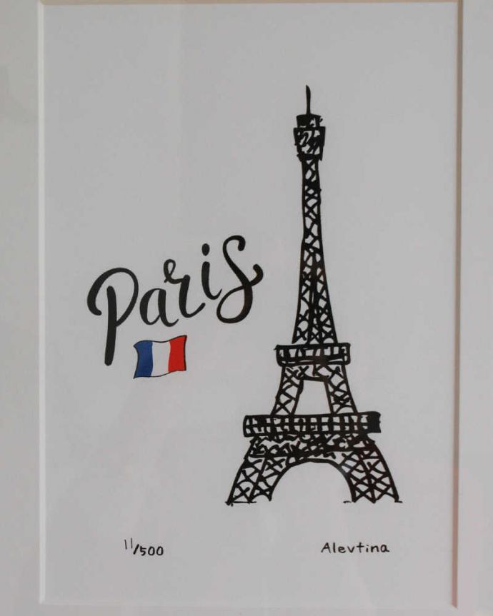 リビング雑貨 インテリア雑貨 アートフレーム エッフェル塔(フランス)。壁に一枚掛けるだけで、お洒落なお部屋の完成です。(n7-111)