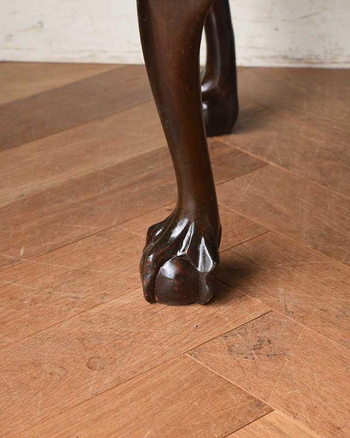 アンティークのキャビネット　アンティーク家具　美しい英国アンティーク家具、コンパクトなガラスキャビネット。きちんと支えます。(q-1041-f)