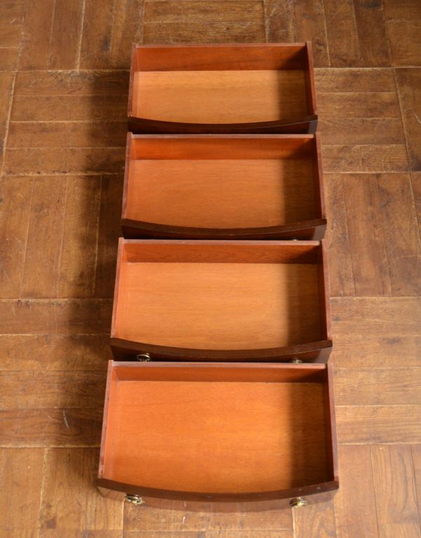 アンティークのチェスト アンティーク家具 アンティークのチェスト(トールボーイ)、英国のチェストオブドロワーズ。下部の引き出しは4杯。(q-527-f)