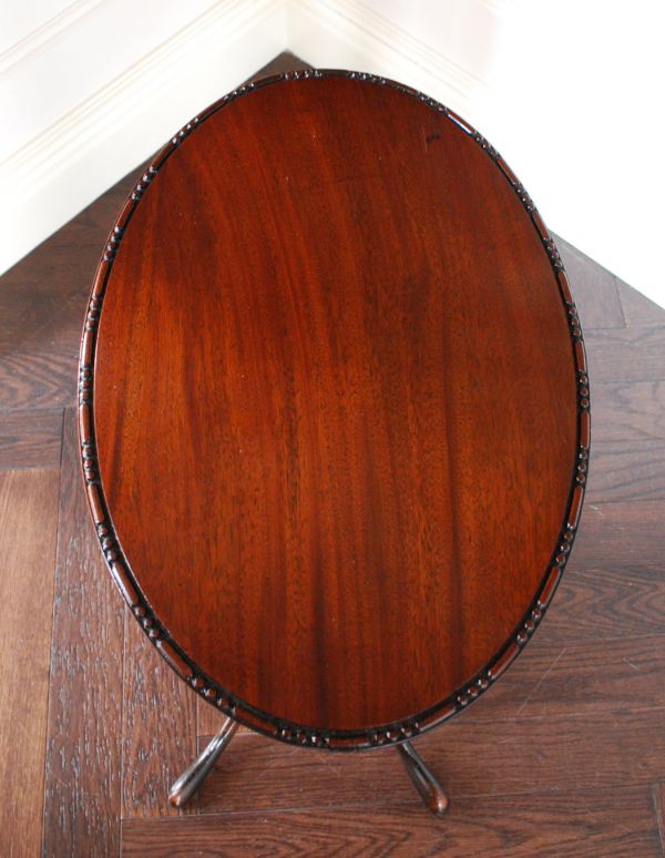 ロイドテーブル アンティーク家具 イギリスのアンティーク家具、マホガニー材のワインテーブル。天板です。(q-550-f)