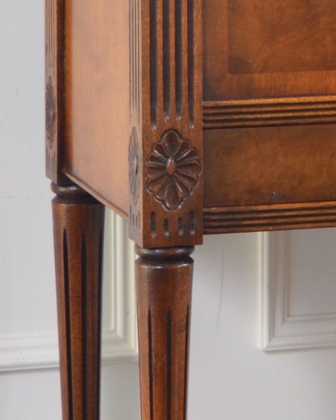 アンティークのチェスト　アンティーク家具　英国の便利なアンティーク家具、伸張式の素敵なソーイングボックス。メンテナンスしていますので、届いたその日からお使いいただけます。(q-760-f)