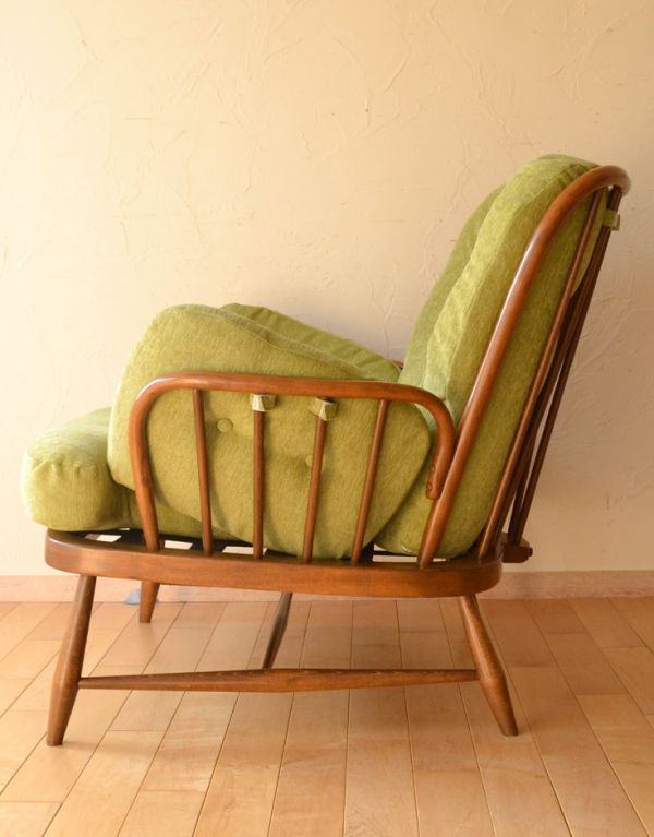 アーコール 一人掛け ソファー イギリスのアーコール社、アンティークソファ、1人掛けのラウンジ