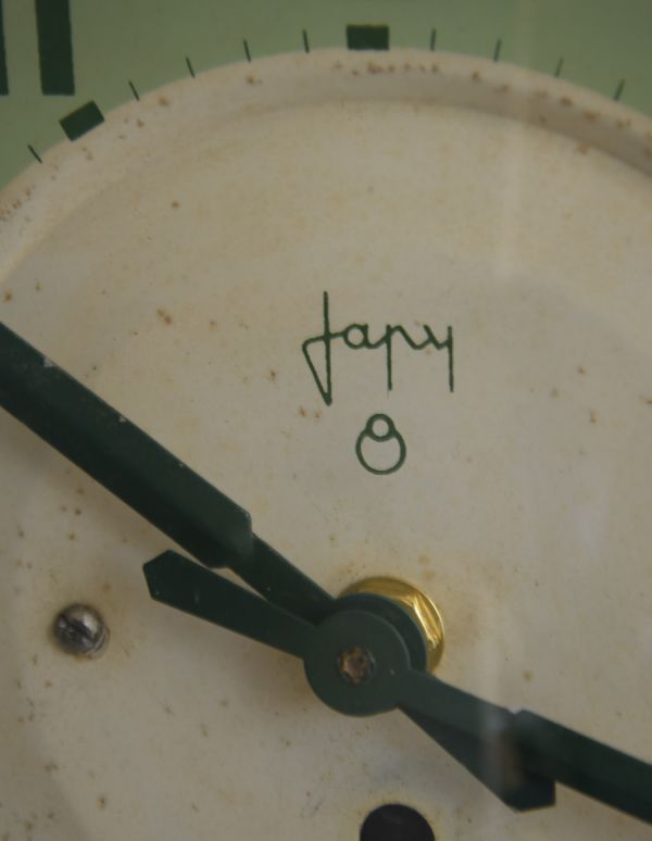 メンテナンス品 フランス ヴィンテージ japy 掛け時計 ウォールクロック フランスJapy社のアンティーク ウォールクロック（掛け時計）(x-635-z