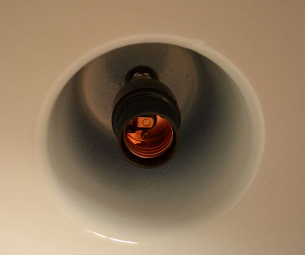 ペンダントライト 照明・ライティング Philips社(フィリップス)製、フランスアンティークエナメルランプ。オーバーホール済みなので安心してお使いいただけます。(x-658-z)