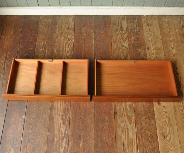 アンティークのキャビネット アンティーク家具 北欧スタイルのヴィンテージ家具、たっぷり容量のネイサンサイドボード。引き出しがあるので細かいものもしまえます。(x-676-f)