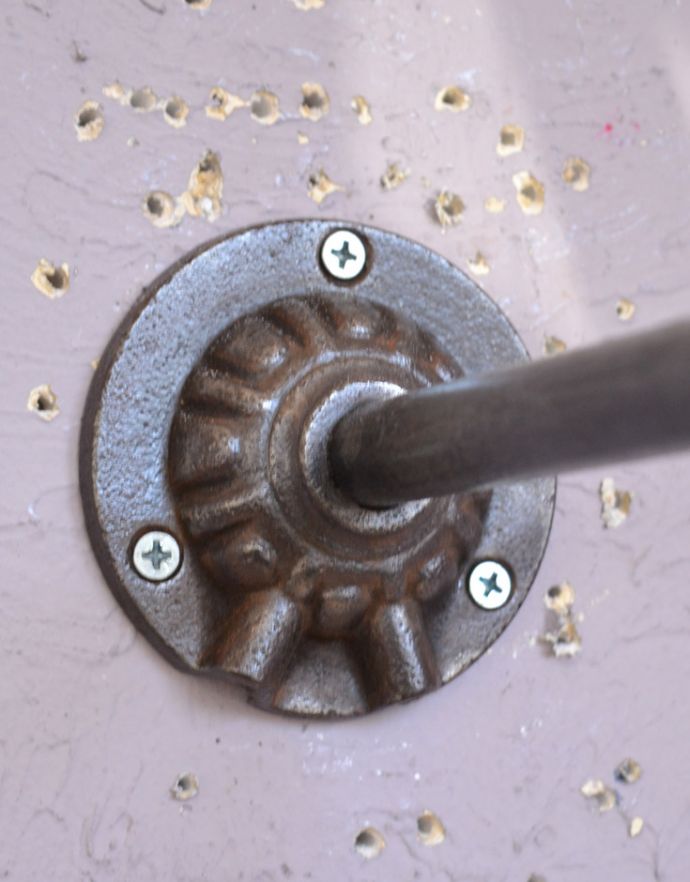 壁付けブラケット　照明・ライティング　フランスで見つけたアンティーク照明、グリーンシェードのポーチライト(外灯）デッキランプ（E26球付）。※ビスは付きません。(x-696-z)