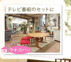 テレビ番組のセットに使われています