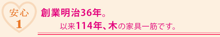 創業114年の歴史