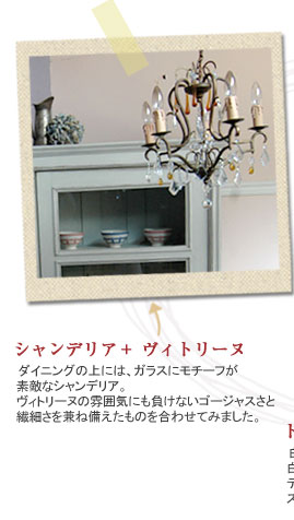 シャンデリア　ヴィトリーヌ
