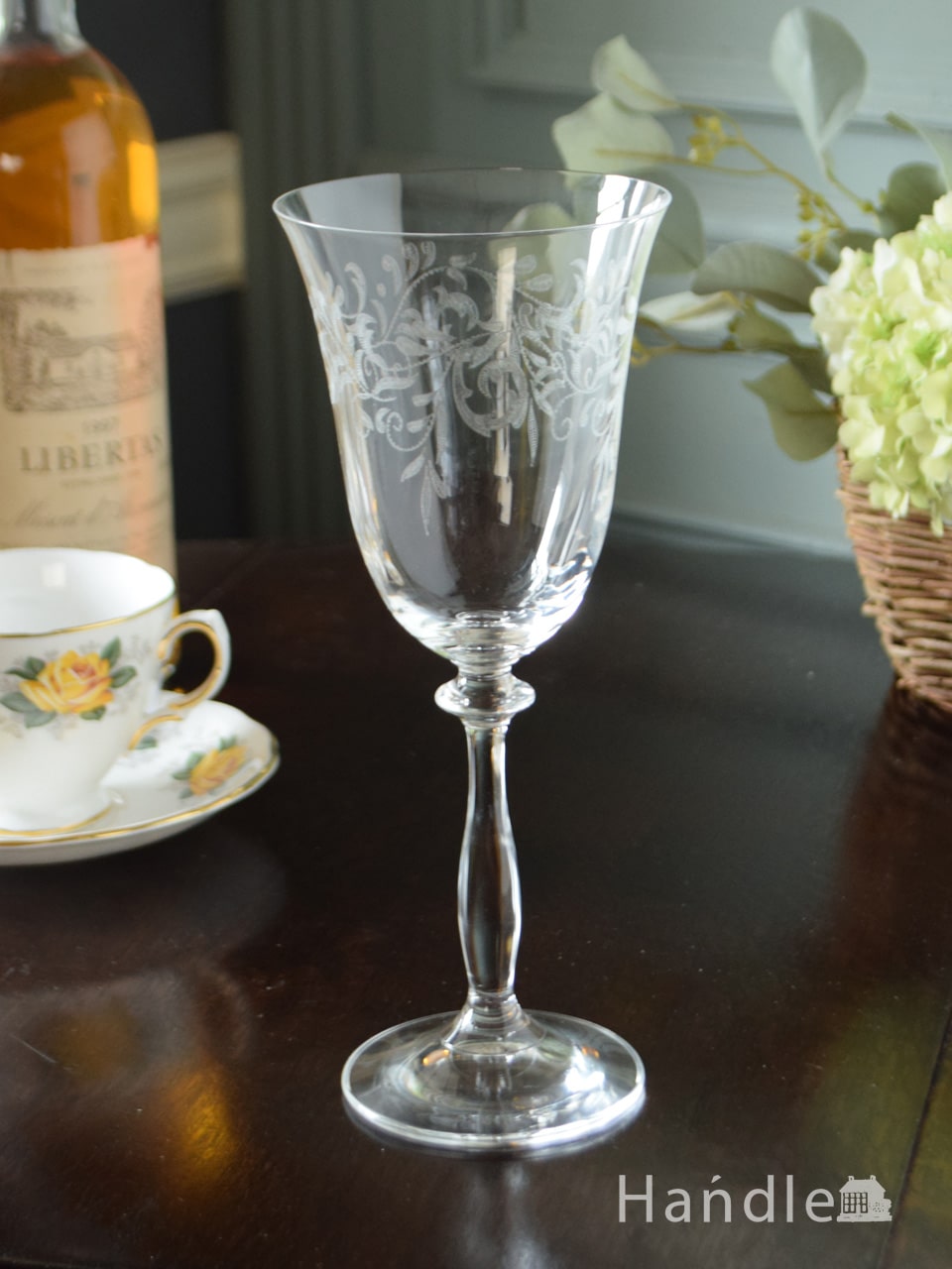 おしゃれなグラス、ボヘミアクリスタルRomance（ロマンス）のワイングラス250ml (n2-067)