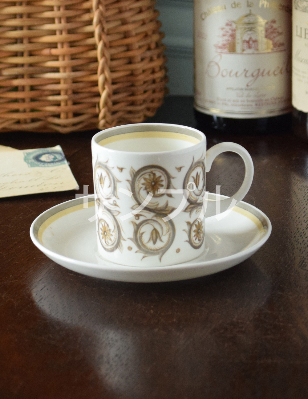 イギリスのヴィンテージ食器、スージークーパーのカップ＆ソーサー（ヴェネチア） (k-1648-z)