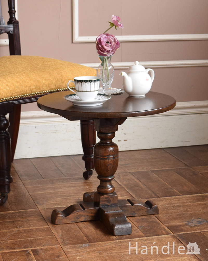 アンティークのテーブル、バルボスレッグの重厚なコーヒーテーブル (k-1664-f)